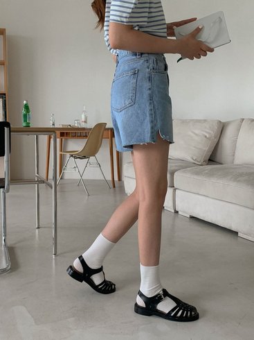 blue bell cutting denim shorts (3 sizes)