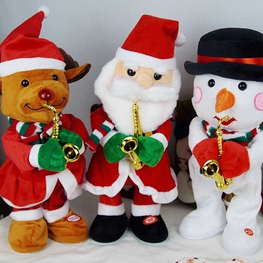 [언브랜디드] 크리스마스 산타, 루돌프, 눈사람 인형 (3 types)